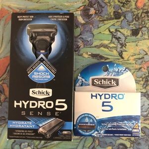 SCHIICK HYDRO 5 SENSE RAZOR & REFILL